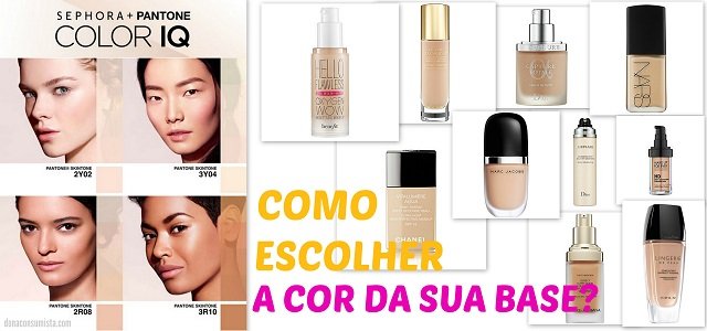 Como escolher a cor certa da sua base